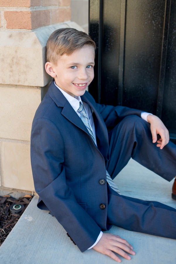 Brooks // Utah Baptism Photo Session » Natalie Felt Photography